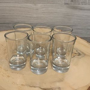 3/$30 Set of 6 heavy duty bar shot glasses